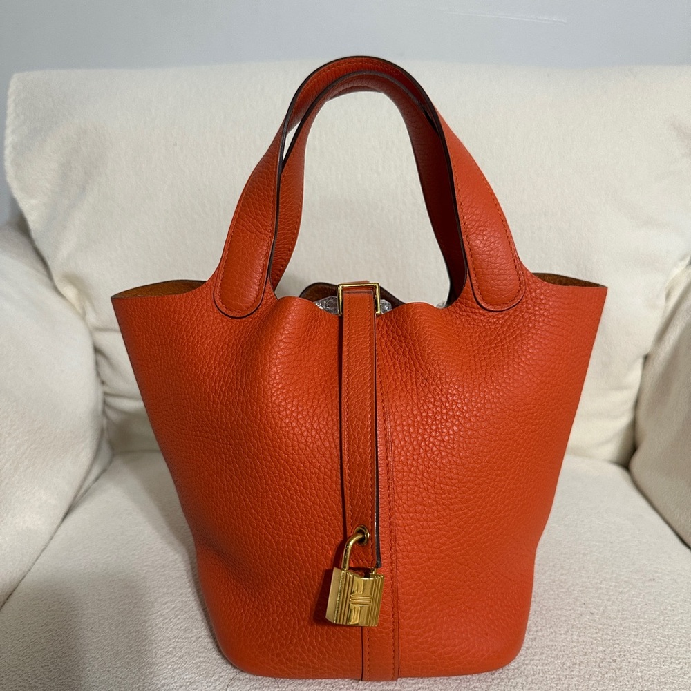 Hermes Picotin Lock 18 with Gold Hardware